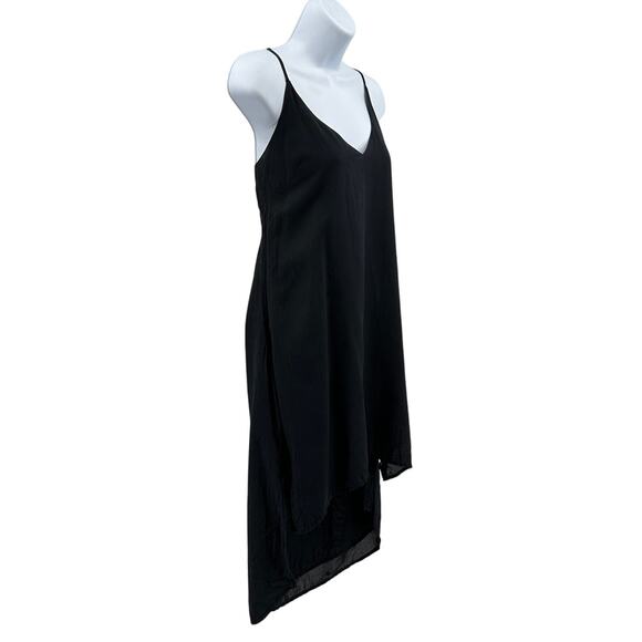 Cloth & Stone Hi-Low Slip Dress AWMNS S Black V-Neck Layered Strappy Lightweight - Picture 2 of 7